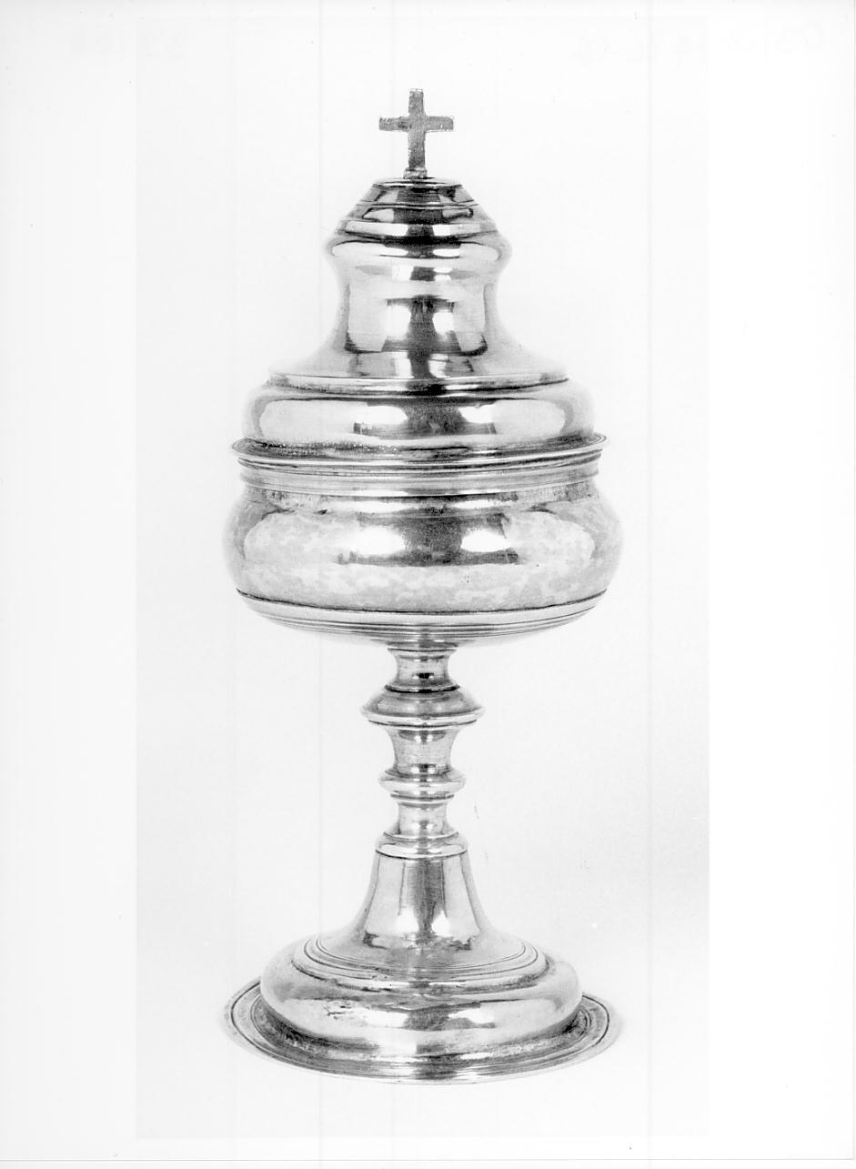 pisside da viatico, opera isolata di Barbieri Domenico (seconda metà sec. XVIII)