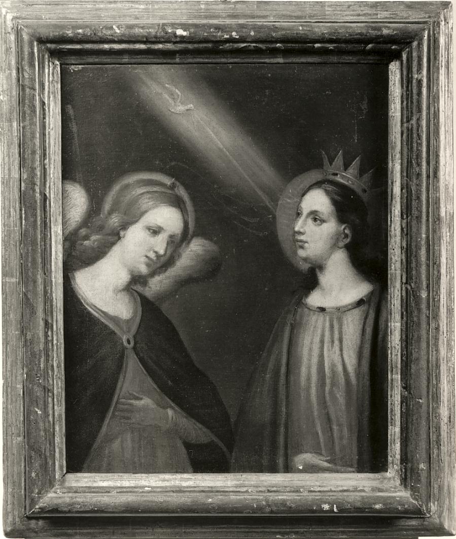 Annunciazione (dipinto, opera isolata) - ambito lombardo (seconda metà sec. XIX)