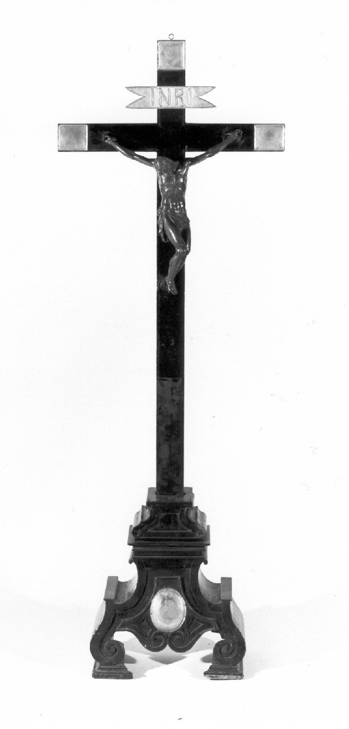 croce da tavolo, ciclo - ambito mantovano (metà sec. XVII)