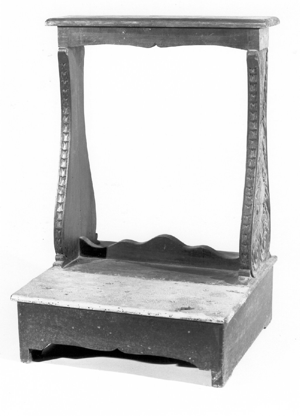 inginocchiatoio, opera isolata - ambito mantovano (ultimo quarto sec. XIX)