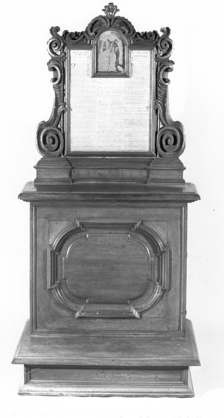 inginocchiatoio, serie - ambito mantovano (primo quarto sec. XVIII)