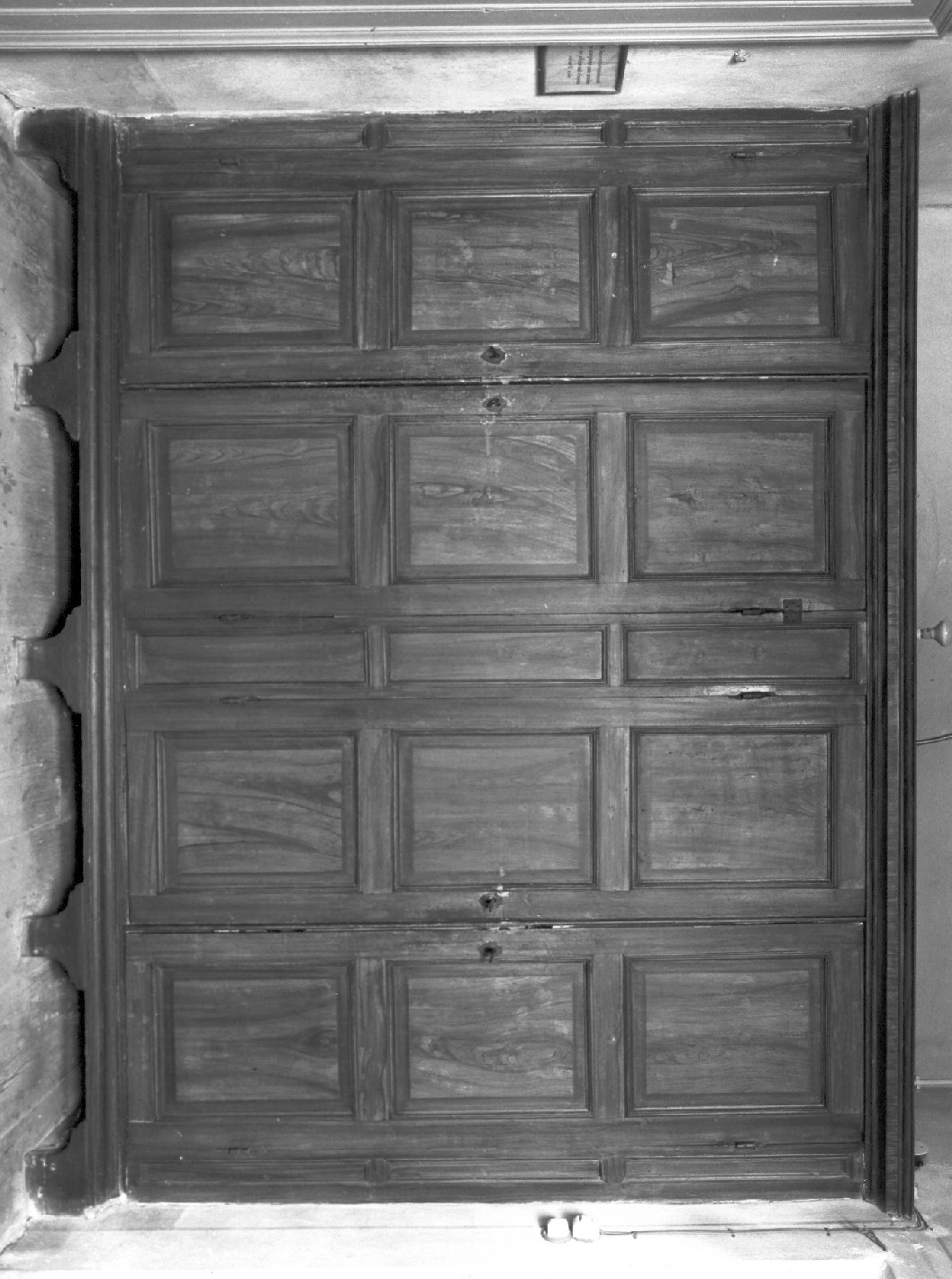 armadio da sacrestia, opera isolata - ambito mantovano (primo quarto sec. XIX)