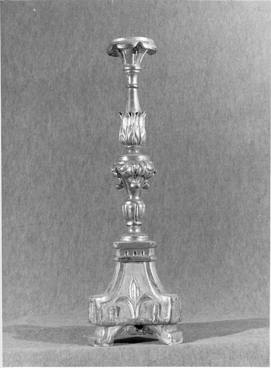 candeliere d'altare - ambito mantovano (sec. XIX)