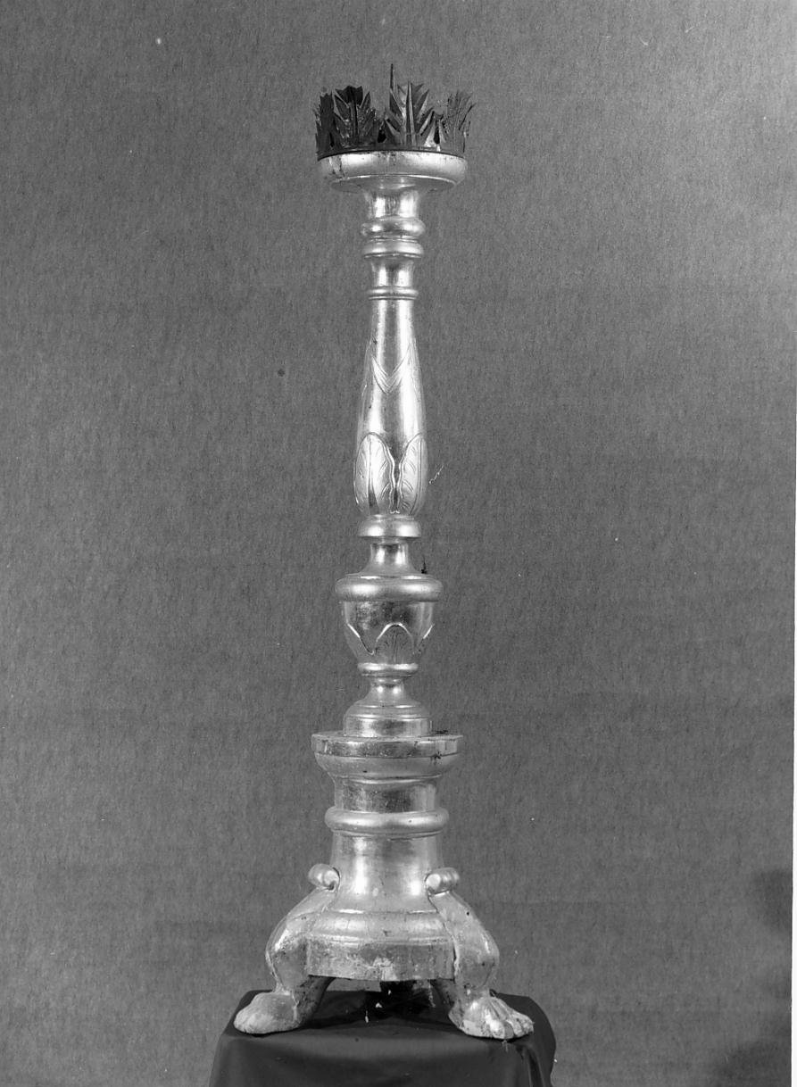 candeliere d'altare - ambito mantovano (sec. XIX)