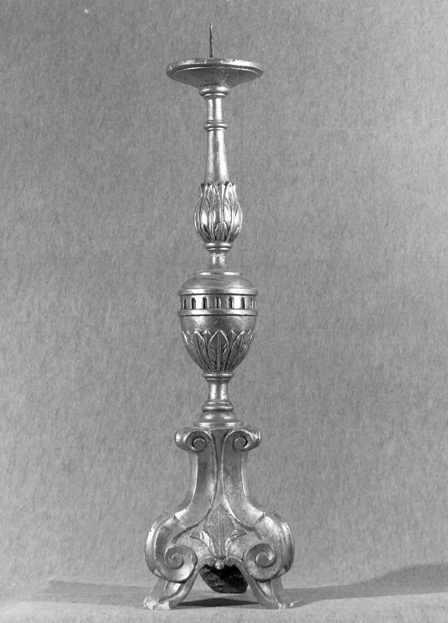 candeliere d'altare - ambito mantovano (sec. XIX)