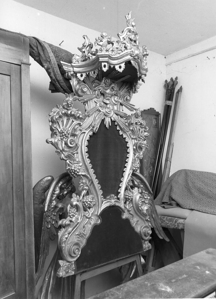 trono per esposizione eucaristica - ambito mantovano (sec. XVIII)