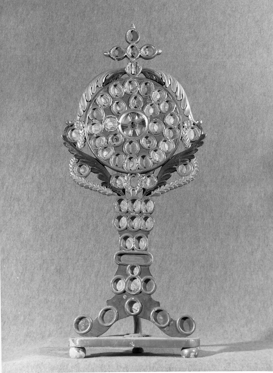 reliquiario - a tabella - ambito mantovano (sec. XIX)