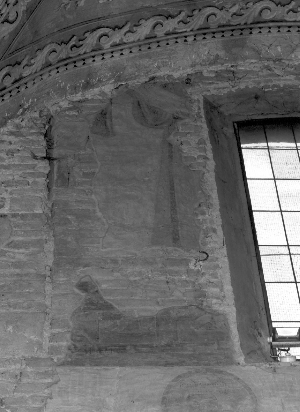 profeta (dipinto, elemento d'insieme) - ambito lombardo (primo quarto sec. XII)