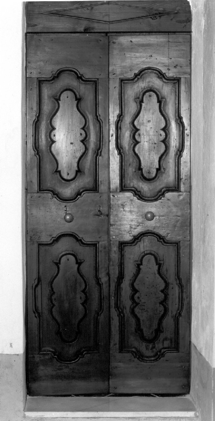 porta - a due battenti, opera isolata - ambito lombardo (sec. XVIII)