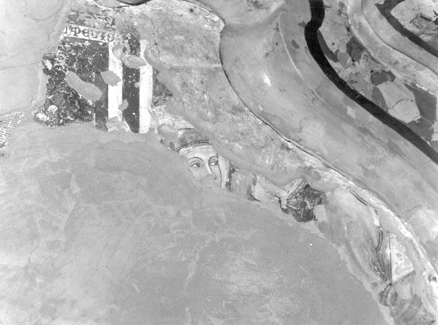 apparizione di Cristo risorto a Santa Maria Maddalena (dipinto, frammento) - ambito mantovano (secondo quarto sec. XIV)