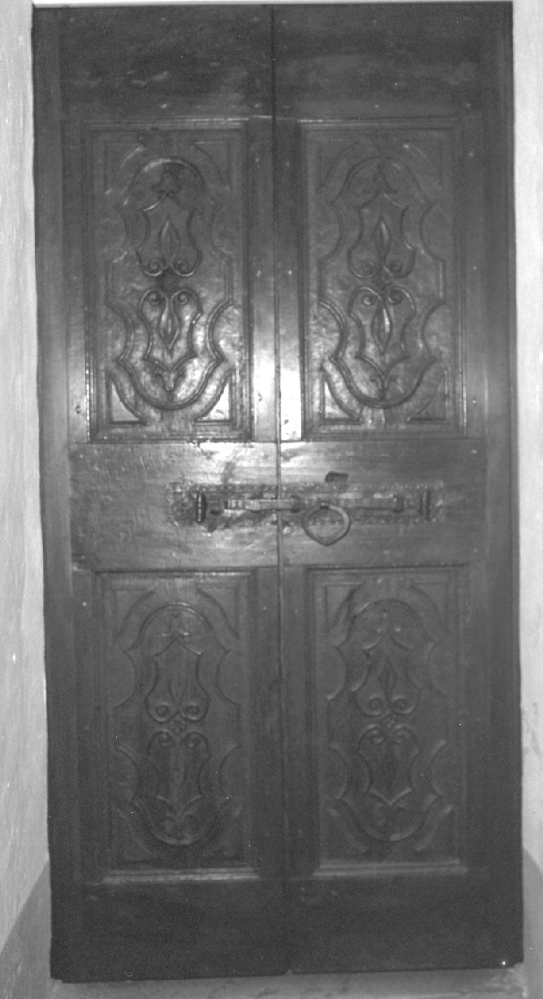 porta - a due battenti, opera isolata - ambito lombardo (prima metà sec. XVIII)