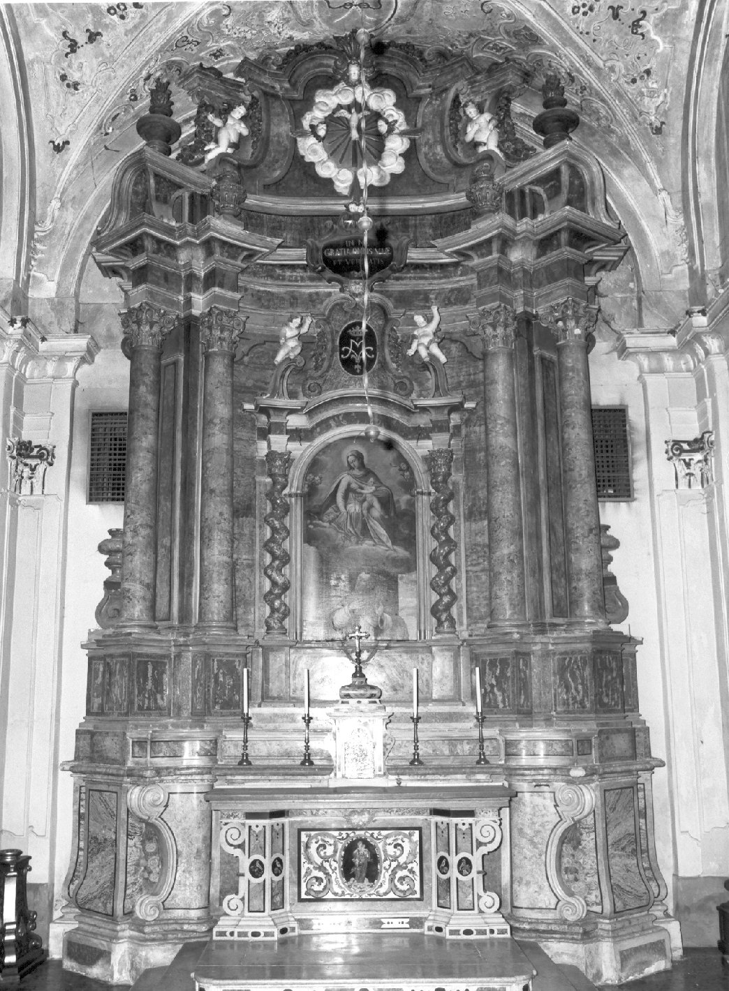 altare, opera isolata - ambito bresciano (prima metà sec. XVIII)