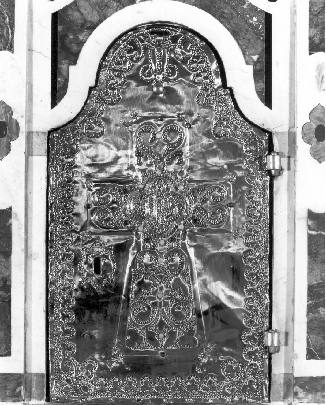 tabernacolo, elemento d'insieme - ambito bresciano (prima metà sec. XVIII)