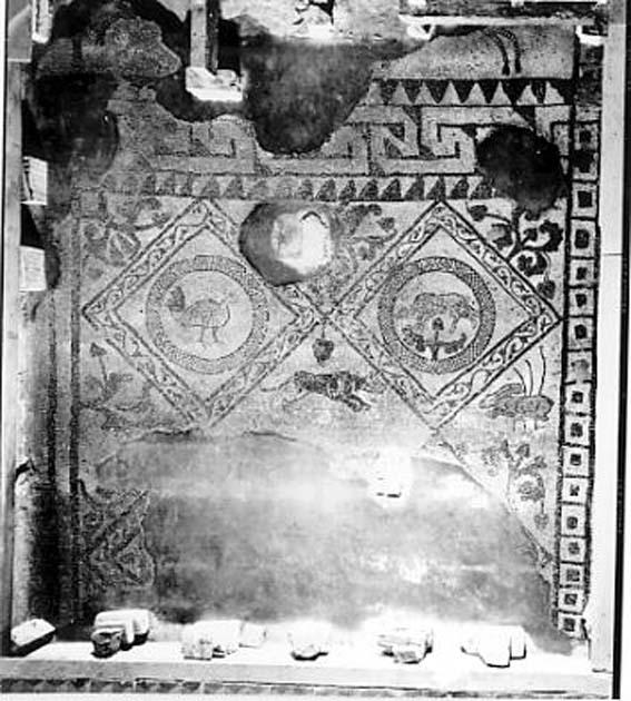 motivi decorativi (decorazione musiva, elemento d'insieme) - ambito lombardo (primo quarto sec. XII)