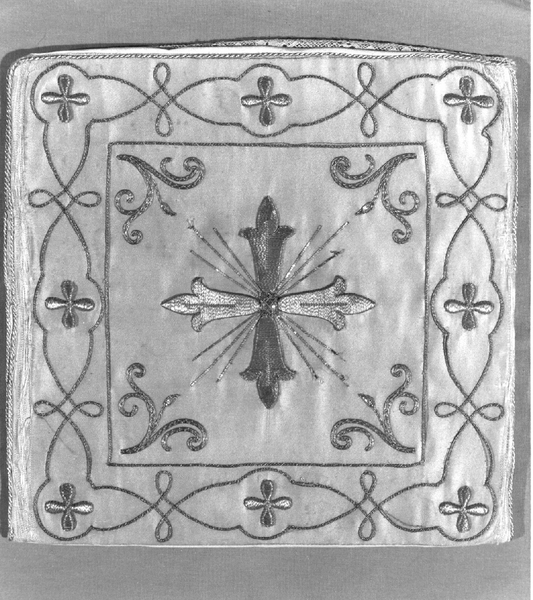 borsa del corporale, opera isolata - manifattura lombarda (seconda metà sec. XIX)