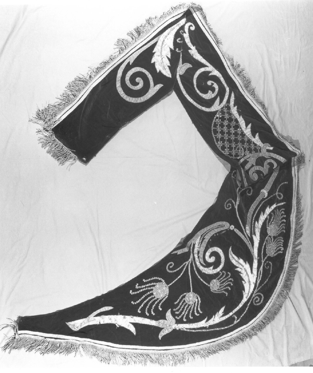 baldacchino processionale, insieme - manifattura lombarda (sec. XIX)