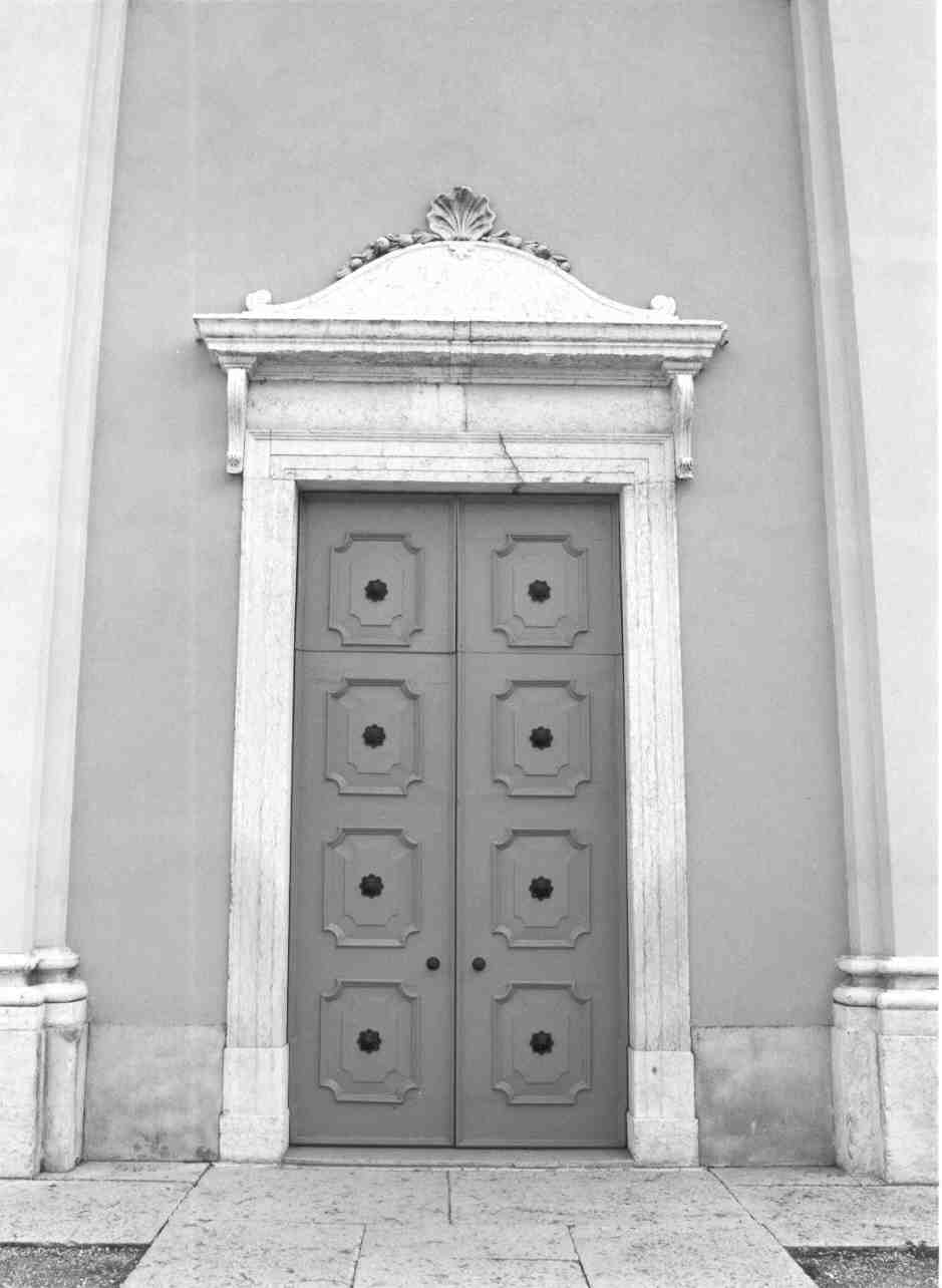 mostra di porta, opera isolata - ambito mantovano (sec. XVIII)