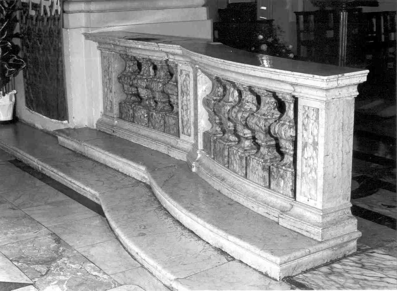 balaustrata, opera isolata - bottega mantovana (sec. XVIII)