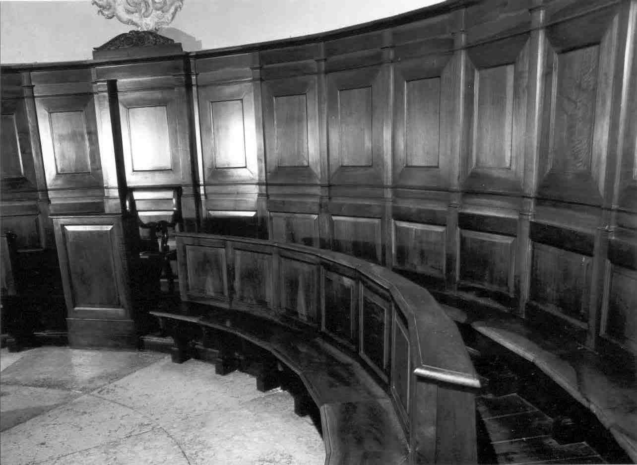 stalli del coro, insieme di Carletti Francesco, Campi (sec. XIX)