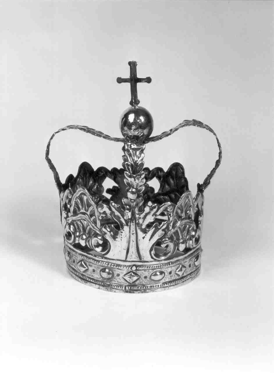 corona da statua, insieme - bottega italiana (sec. XIX)
