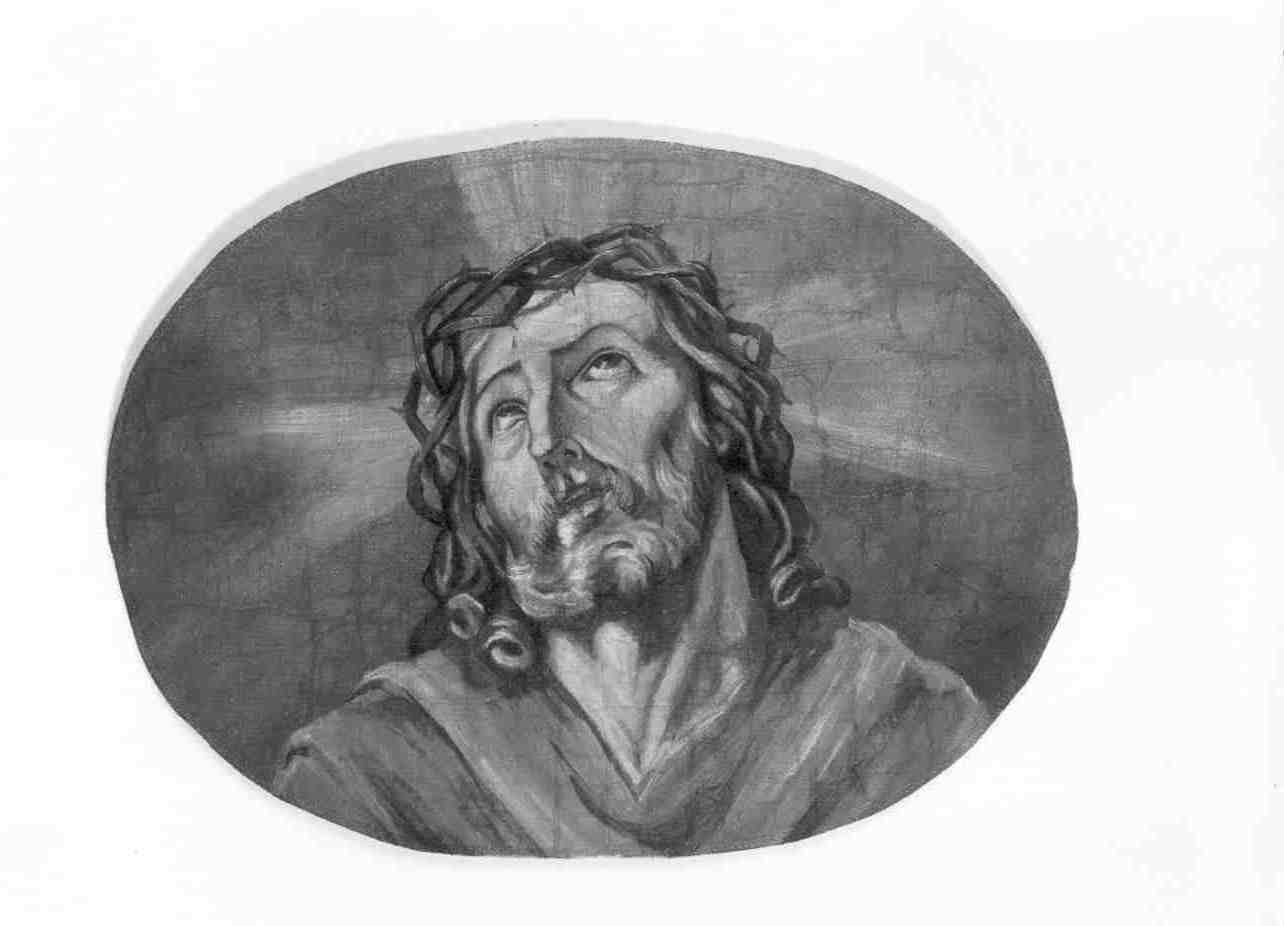 testa di Cristo incoronata di spine/ compianto sul Cristo morto/ angelo annuncia la Resurrezione alle pie donne (dipinto, insieme) - ambito mantovano (prima metà sec. XX)