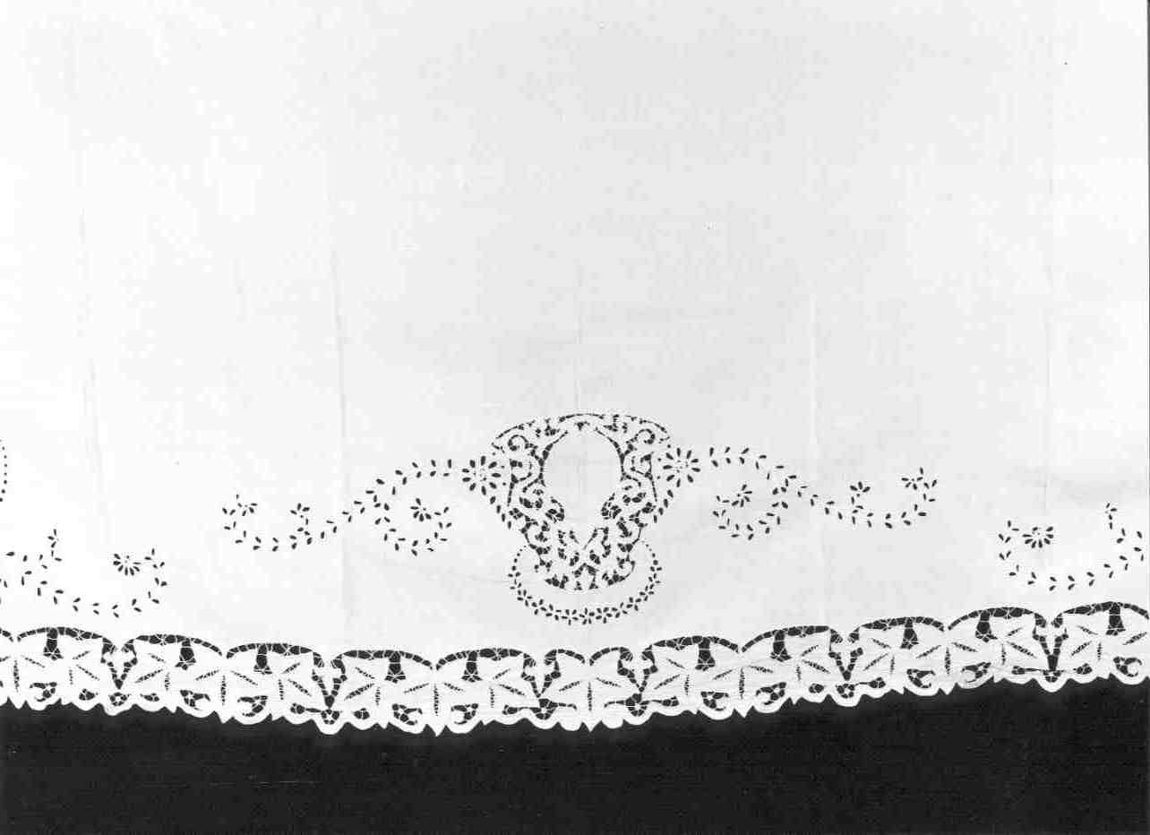 tovaglia da comunione, opera isolata - manifattura mantovana (primo quarto sec. XX)