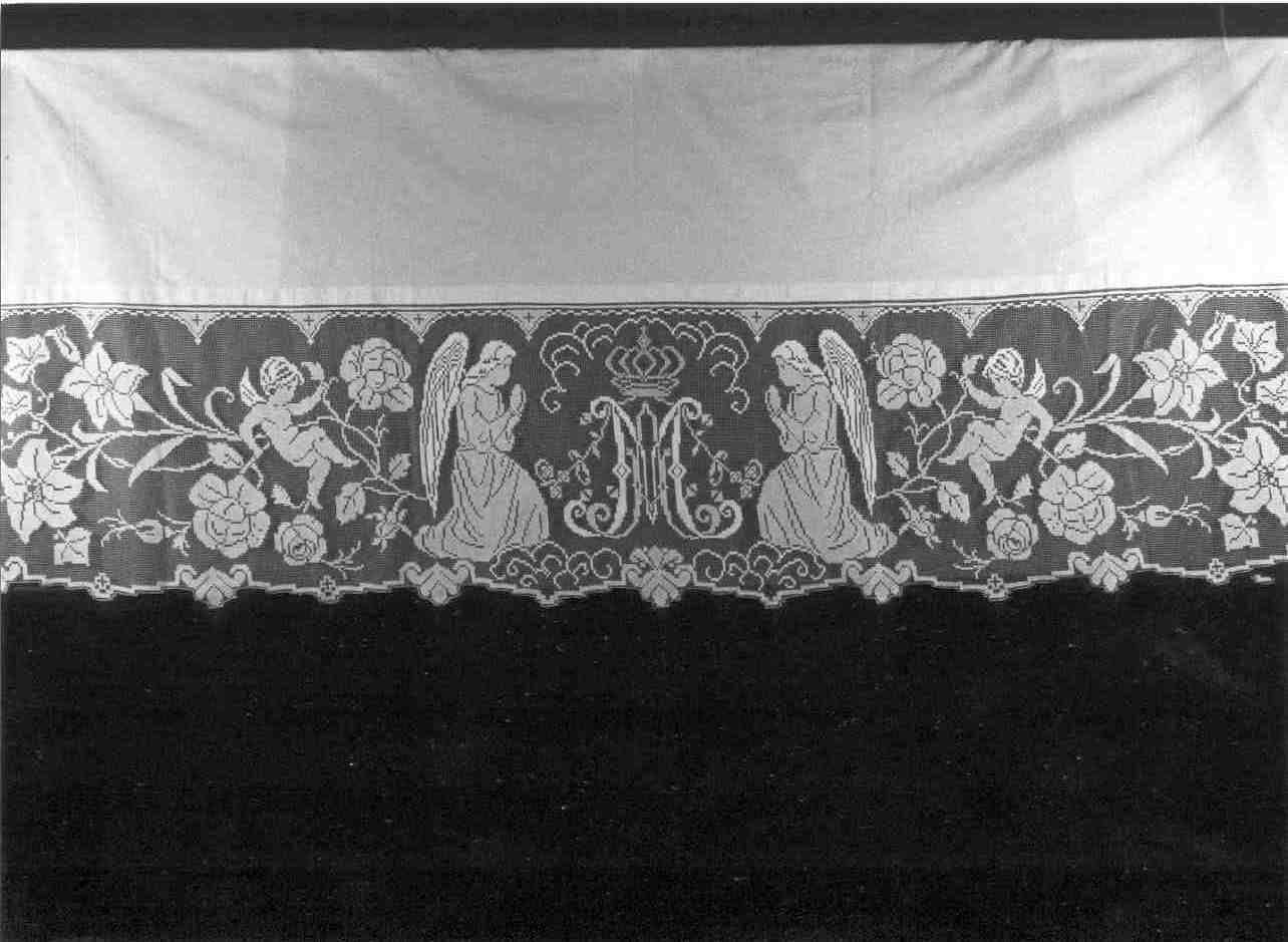 tovaglia d'altare, opera isolata - manifattura mantovana (secondo quarto sec. XX)