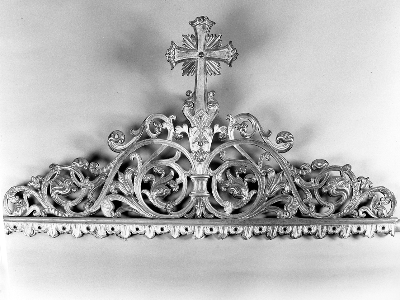 asta di stendardo processionale, opera isolata - ambito lombardo (primo quarto sec. XX)