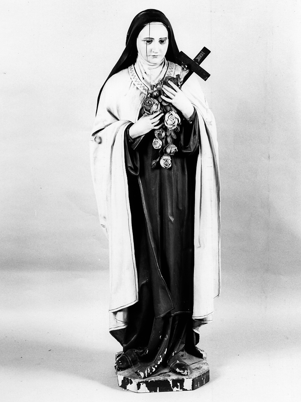 Santa Rita da Cascia (statua, opera isolata) di Novali Egidio (primo quarto sec. XX)