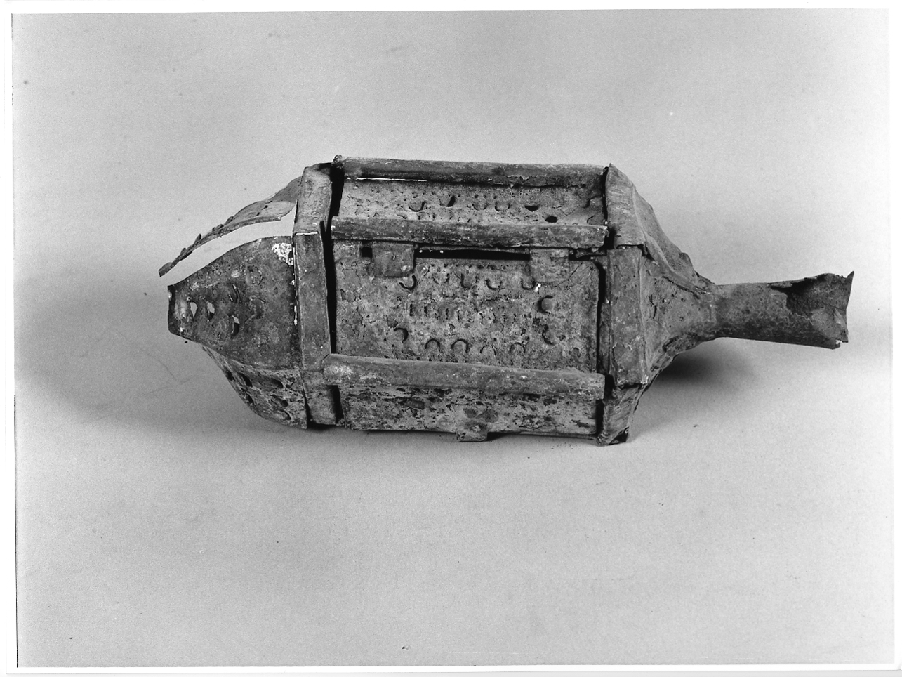 lanterna processionale, serie - ambito lombardo (fine/inizio secc. XIX/ XX)