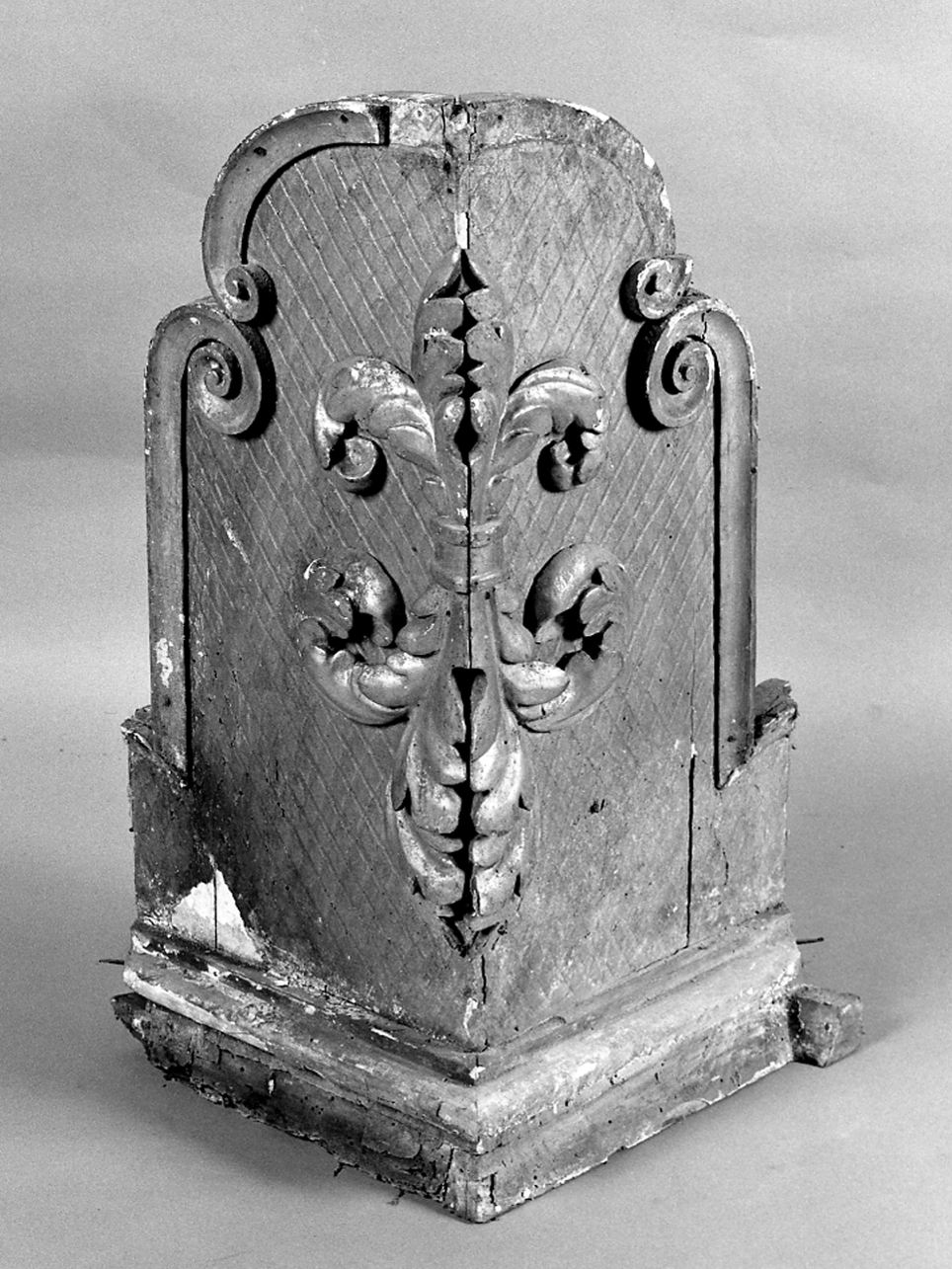 baldacchino d'altare, frammento - ambito lombardo (sec. XIX)