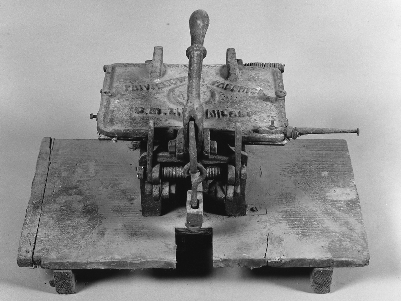 stampo per ostie, opera isolata - ambito lombardo (fine/inizio secc. XIX/ XX)