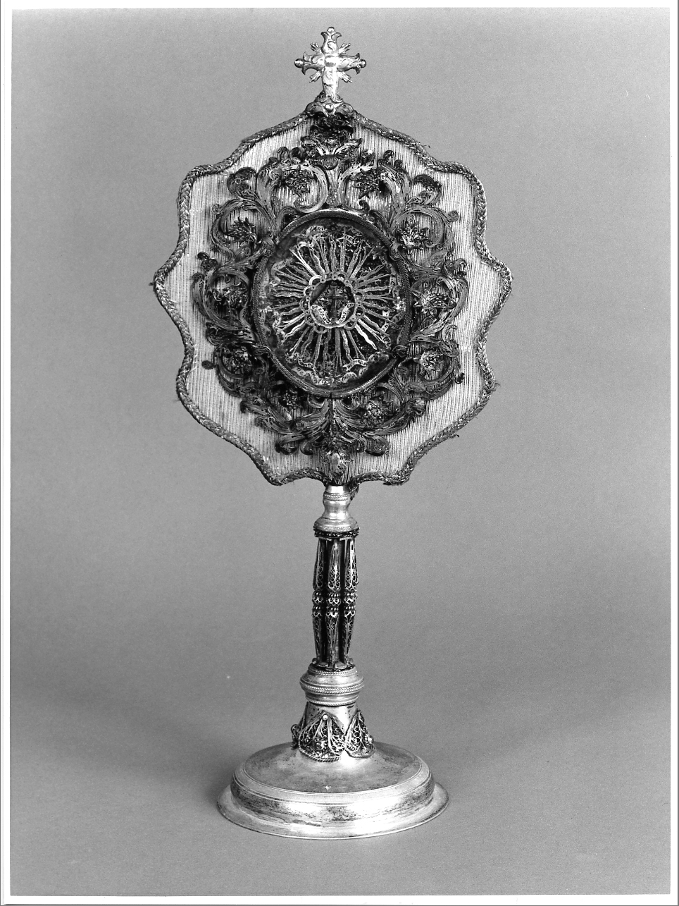 reliquiario - a ostensorio, opera isolata - ambito lombardo (ultimo quarto, seconda metà sec. XVIII, sec. XIX)