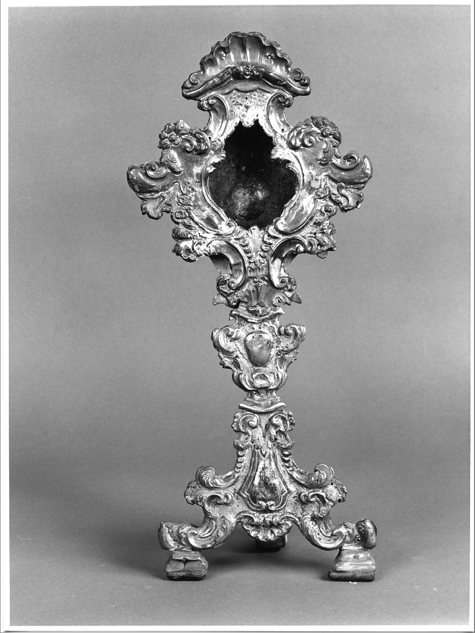 reliquiario - a ostensorio, opera isolata - ambito lombardo (seconda metà sec. XVIII)