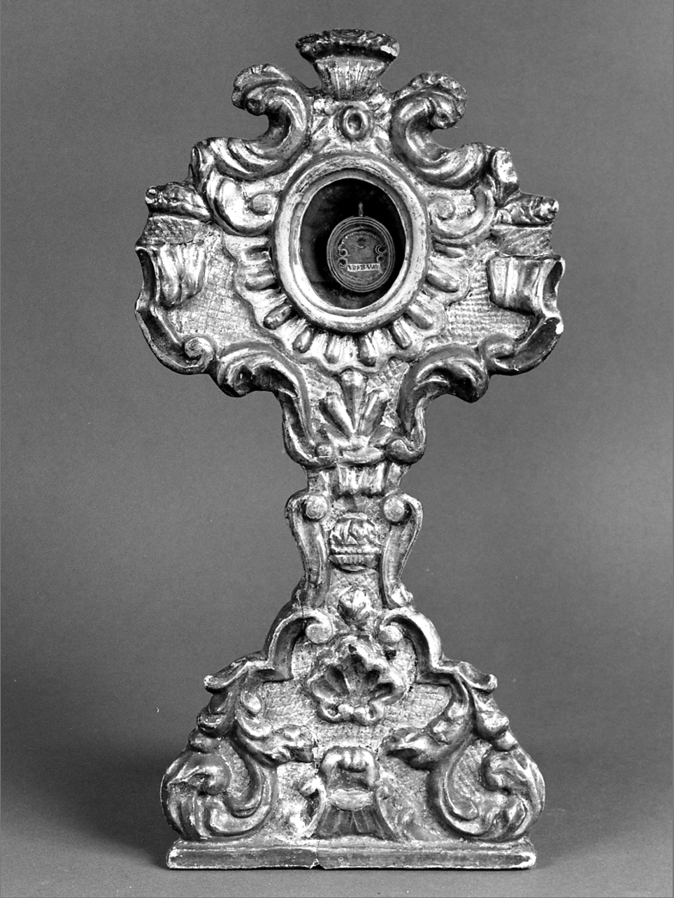 reliquiario - a ostensorio, opera isolata - ambito mantovano (seconda metà sec. XVIII)