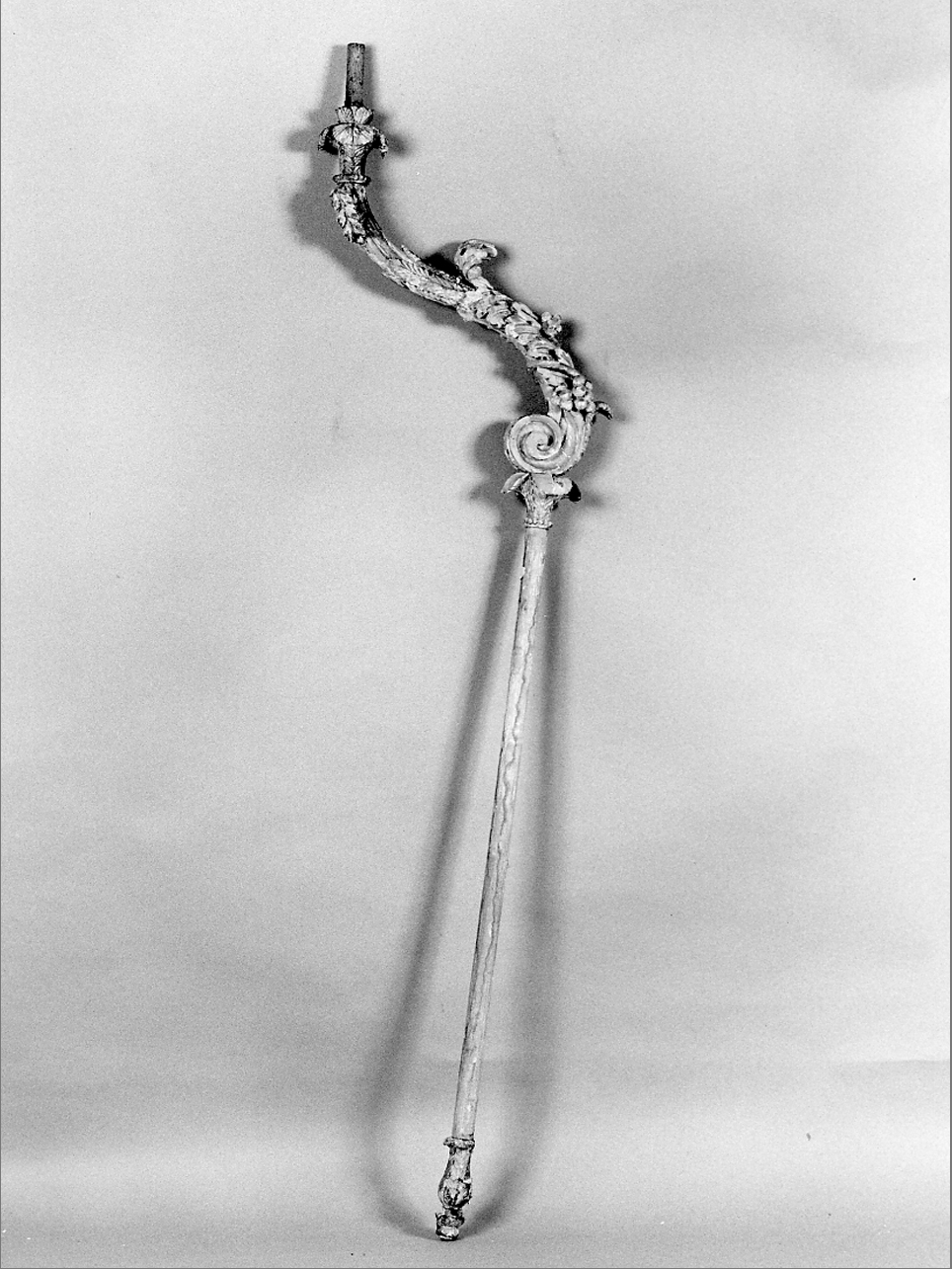 asta di ombrellino processionale, opera isolata - ambito lombardo (sec. XIX)