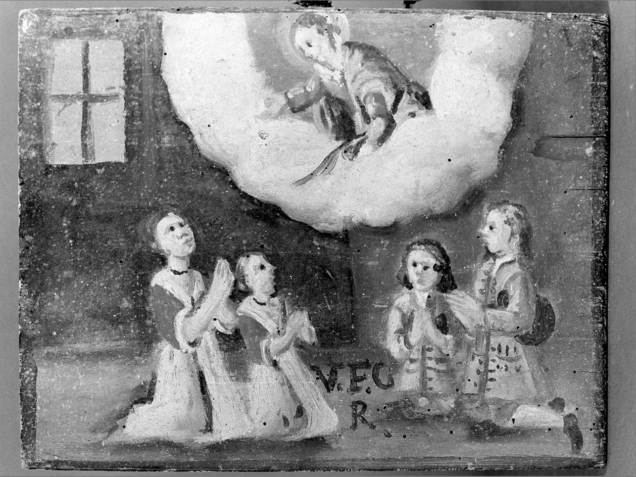 Miracolo di Sant'Apollonia (ex voto, opera isolata) - ambito mantovano (ultimo quarto sec. XIX)