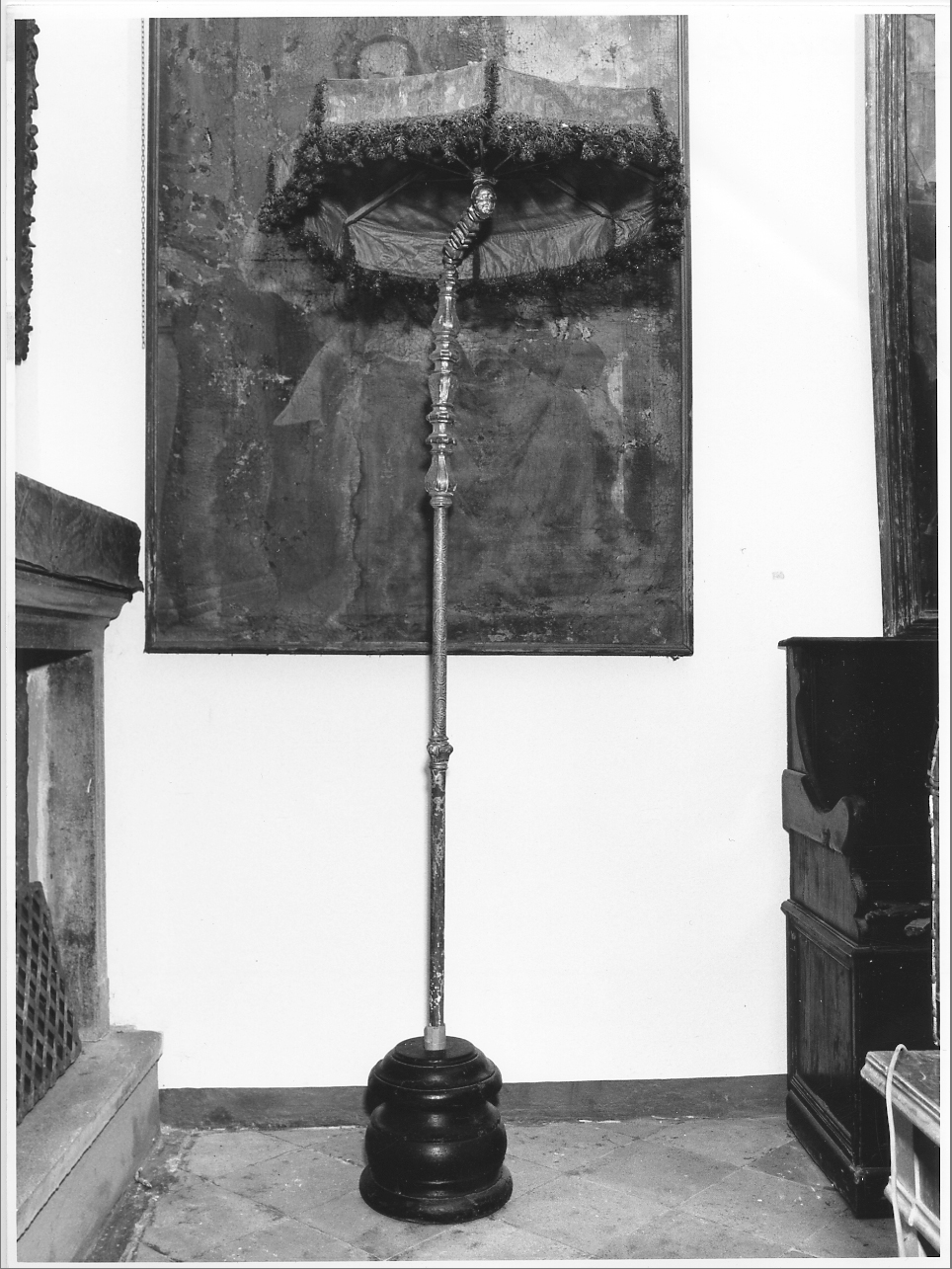 ombrellino processionale, opera isolata - manifattura italiana (prima metà sec. XVIII)