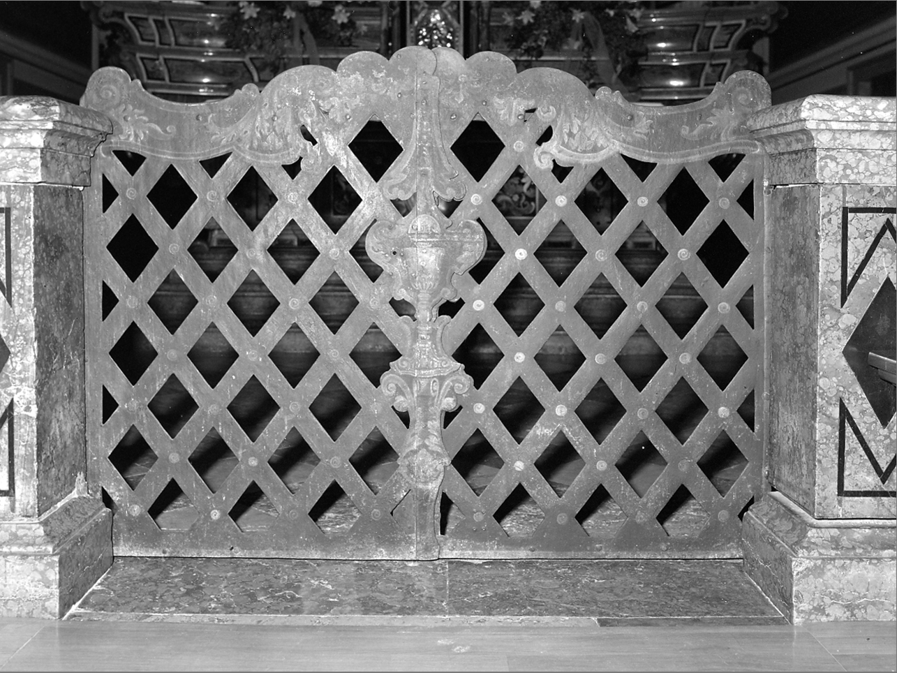 cancello di balaustrata, opera isolata - ambito lombardo (sec. XVIII)