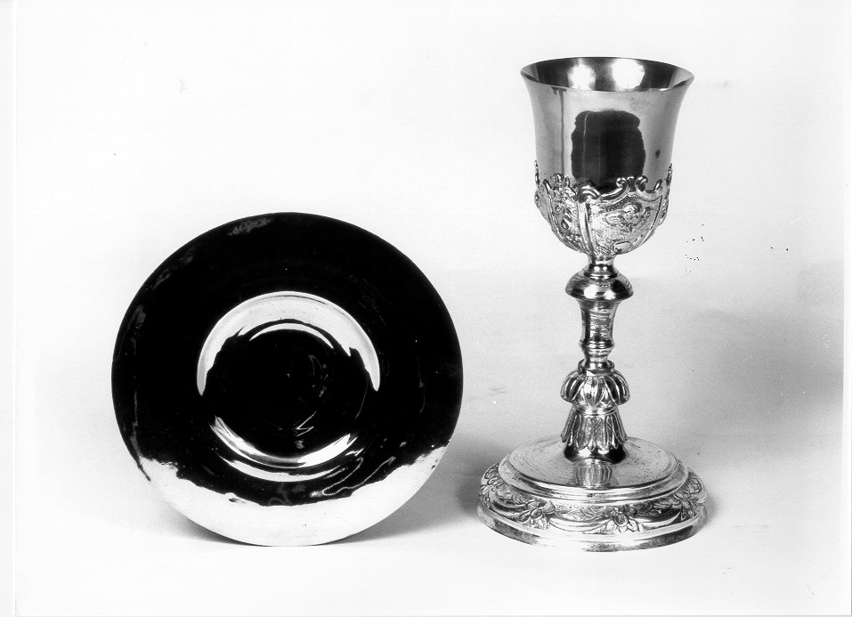 servizio d'altare, insieme - ambito mantovano (seconda metà sec. XIX)