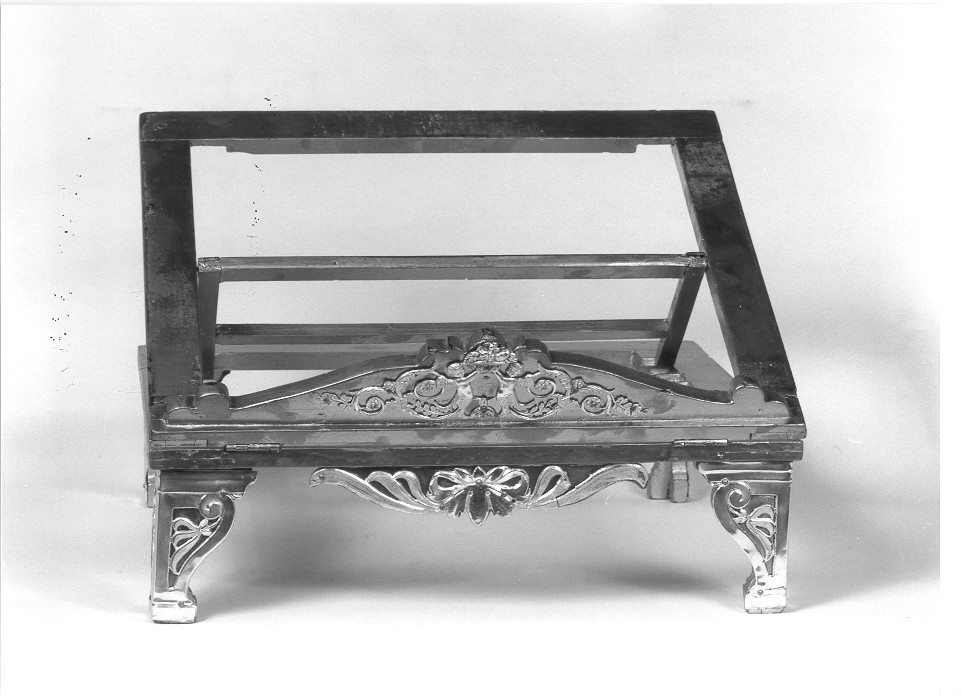 leggio da tavolo - pieghevole, opera isolata - ambito mantovano (seconda metà sec. XIX)