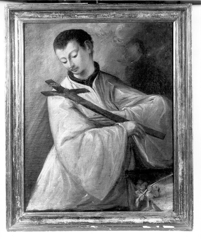 San Luigi Gonzaga (dipinto, opera isolata) di Raineri Francesco Maria detto Schivenoglia (prima metà sec. XVIII)