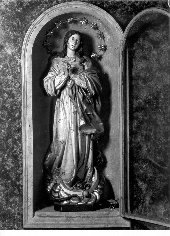 Madonna Immacolata (statua, elemento d'insieme) - ambito mantovano (ultimo quarto sec. XIX)