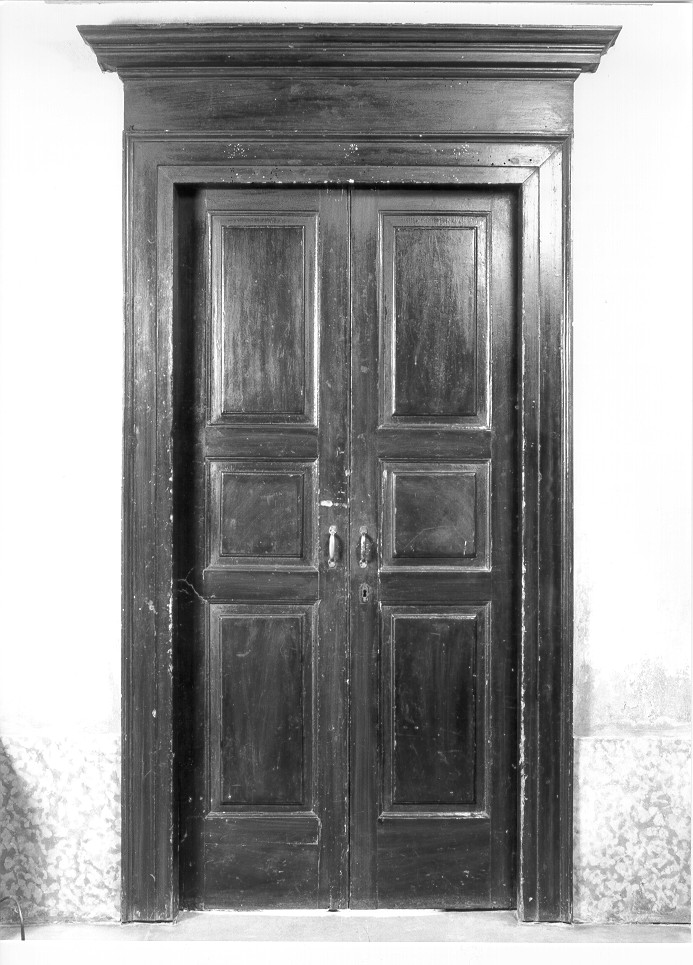 porta, opera isolata - ambito mantovano (seconda metà sec. XIX)