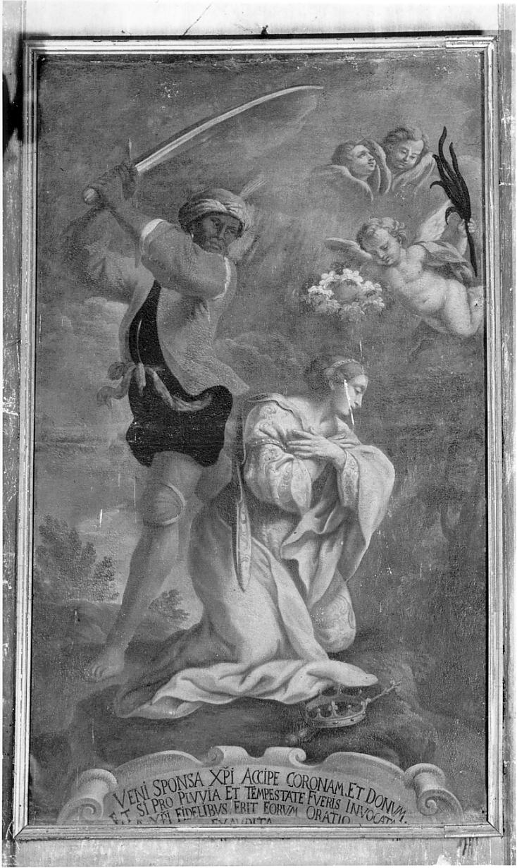 Martirio di Sant'Eurosia (dipinto, opera isolata) - ambito cremonese (prima metà sec. XVIII)