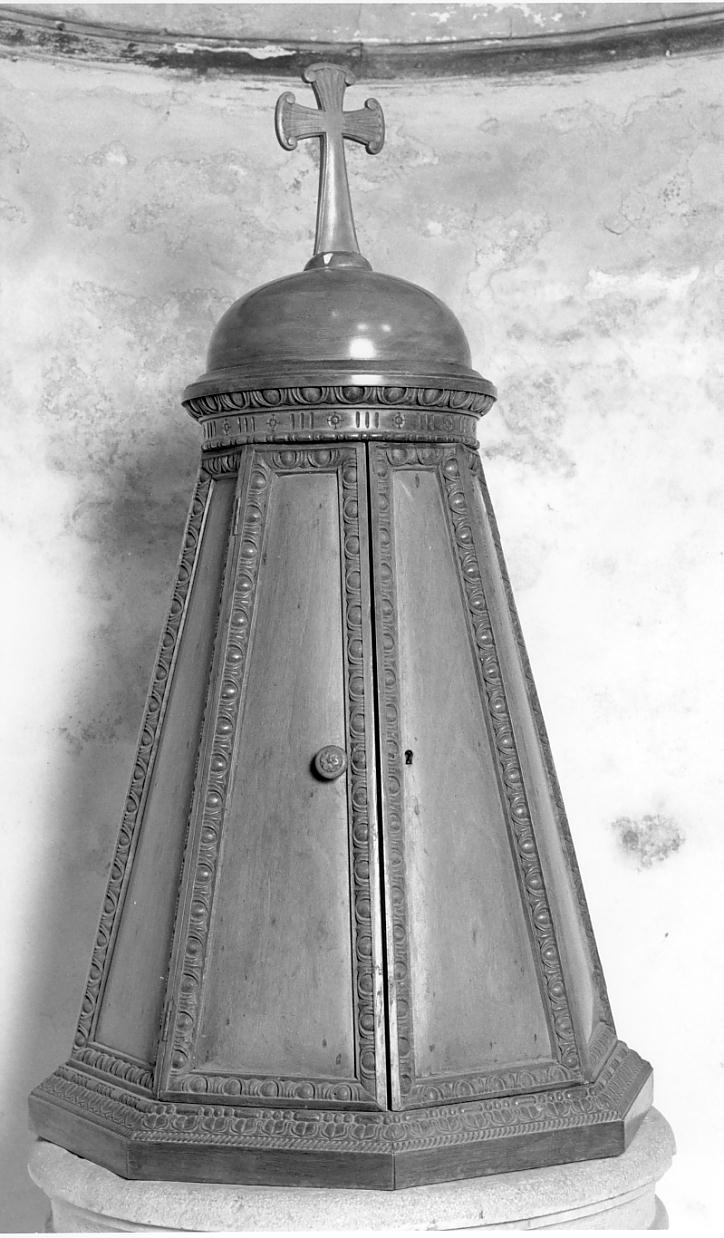 coperchio del fonte battesimale, opera isolata - bottega cremonese (prima metà sec. XX)