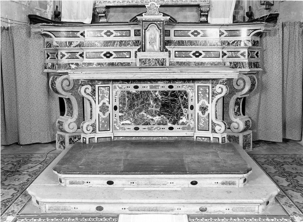 altare maggiore, insieme - bottega cremonese (sec. XVIII)