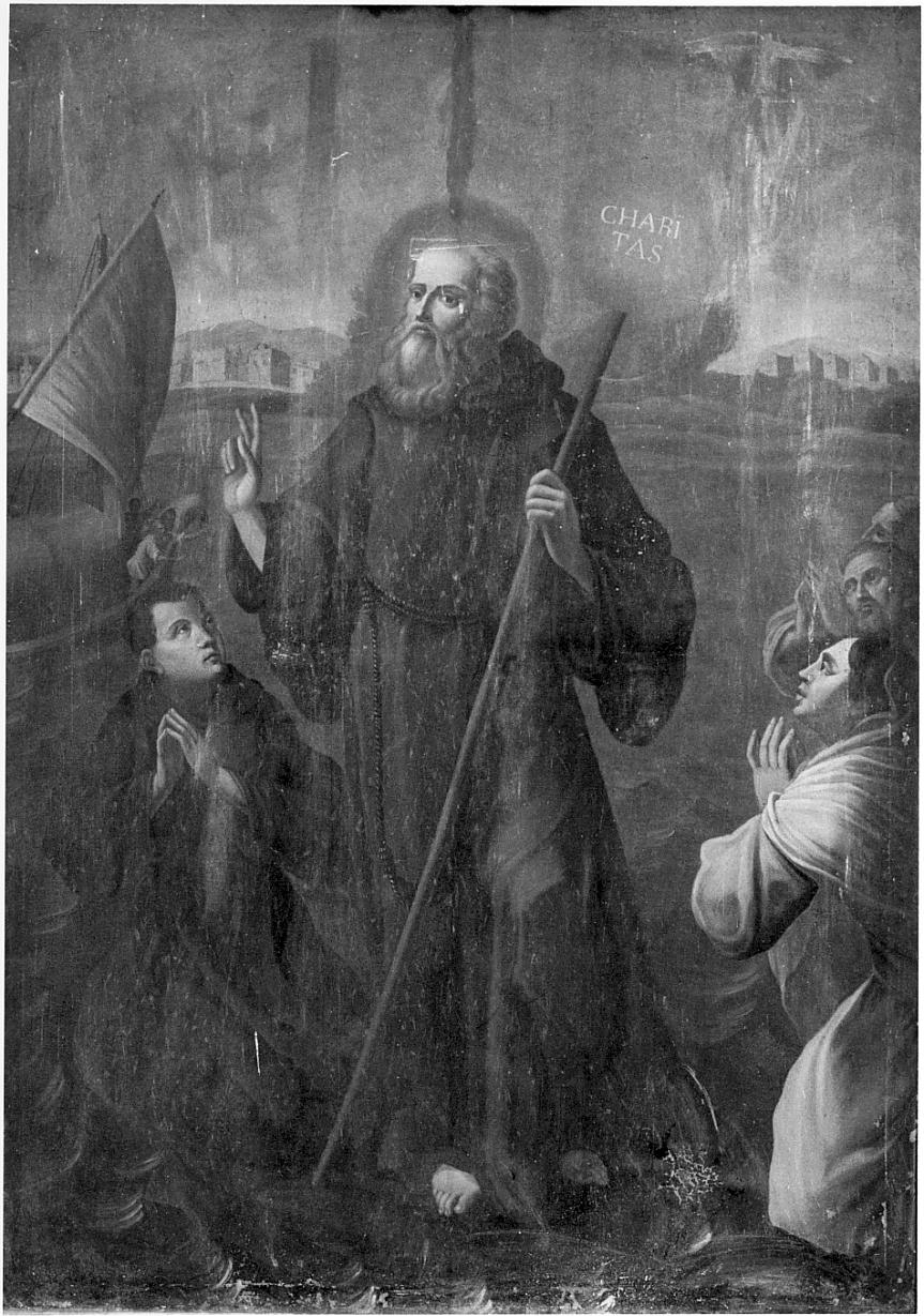 San Francesco di Paola (dipinto, opera isolata) - ambito cremonese (prima metà sec. XVIII)