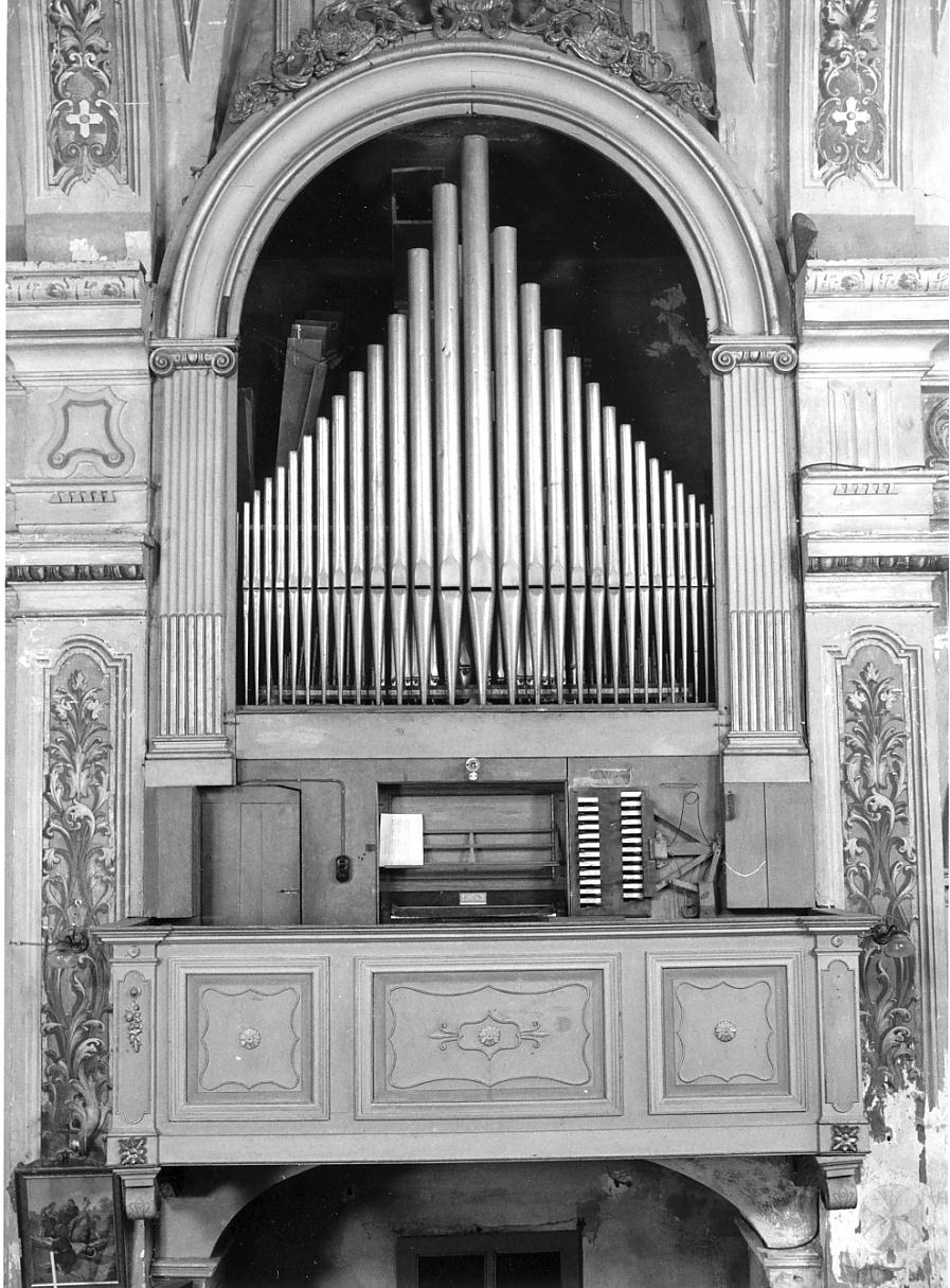 cassa d'organo, opera isolata di Bossi Angelo (e aiuti) (sec. XIX)