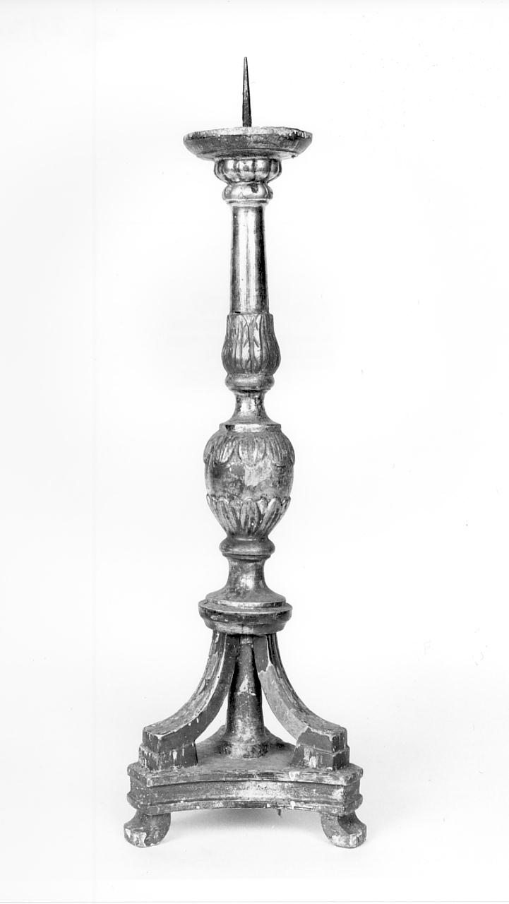 candeliere, serie - bottega cremonese (prima metà sec. XIX)